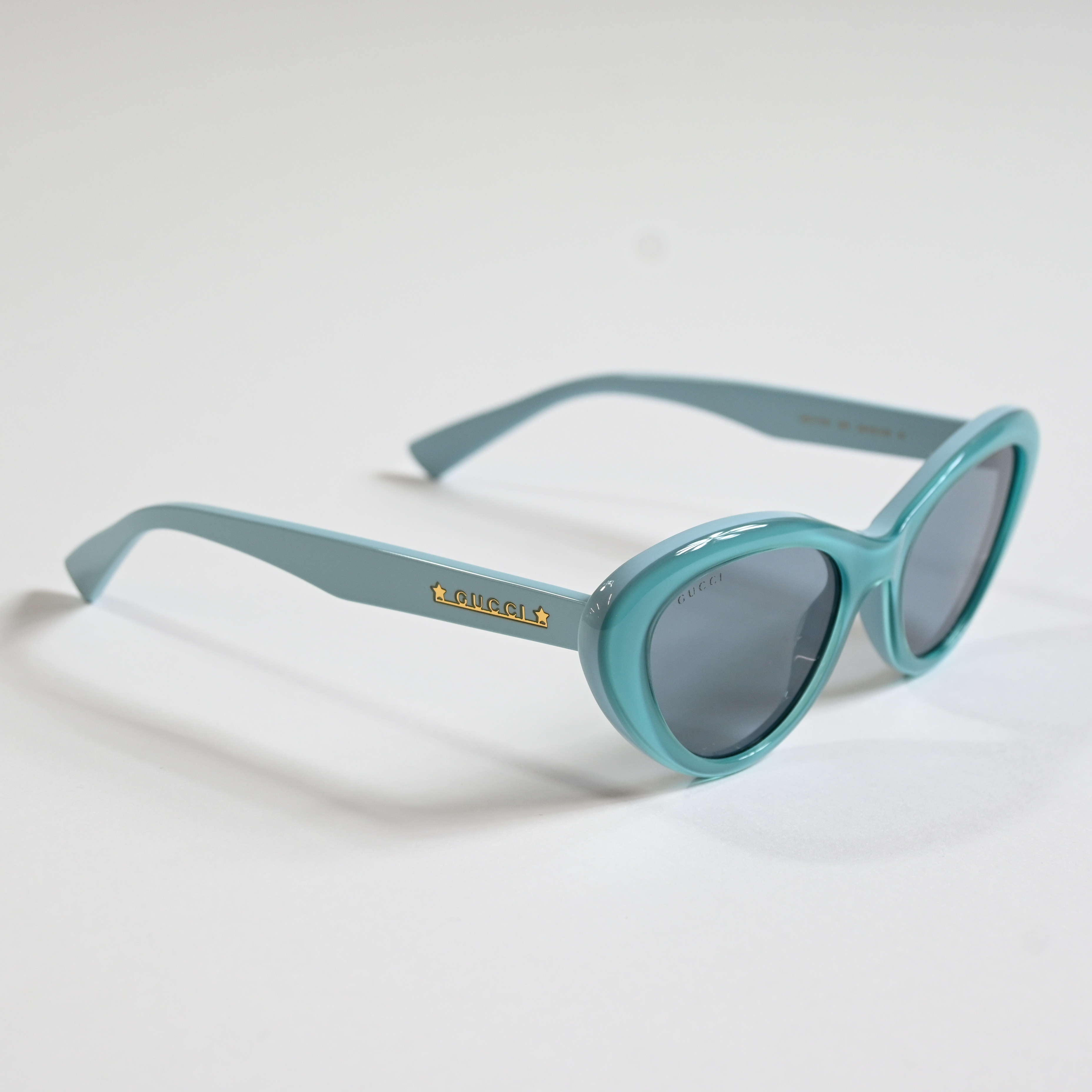 Gucci Light Blue 54mm Women Sunglasses Gucci Blue Mirrored Square Sunglasses for Women for sale | eBay main image 4