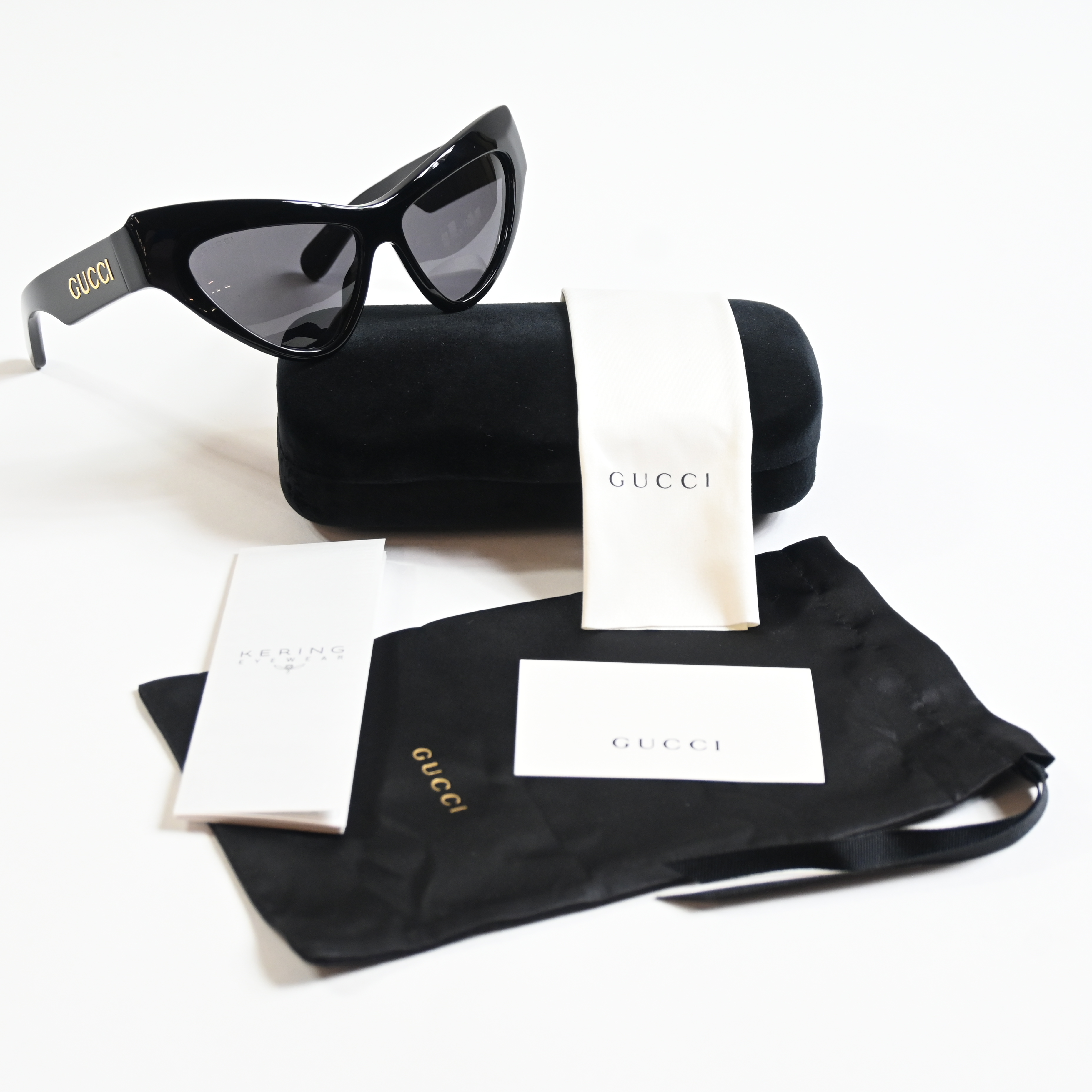 Gucci Women\'s 57mm Black Sunglasses! Gucci Women main image 2