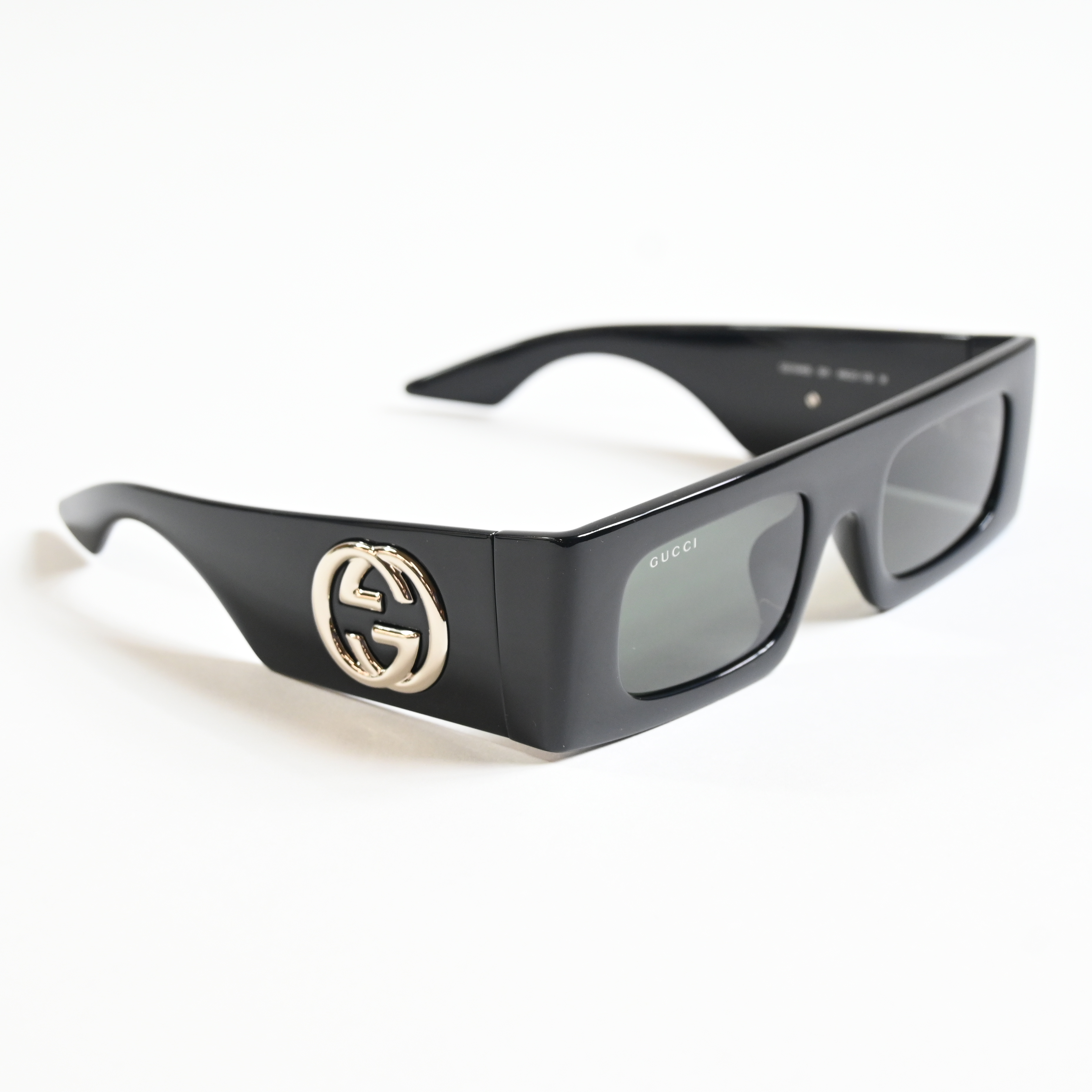 Gucci GG1646S 001 Womens Authentic Sunglasses Black/Silver, 49mm